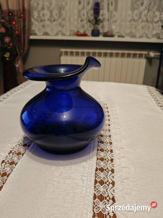 Piękne kobaltowe wazony sprzedam Tychy