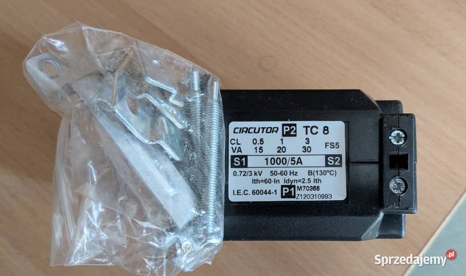 Przekładnik prądowy Circutor TC 8 10005A NOWE 3 mazowieckie Warszawa