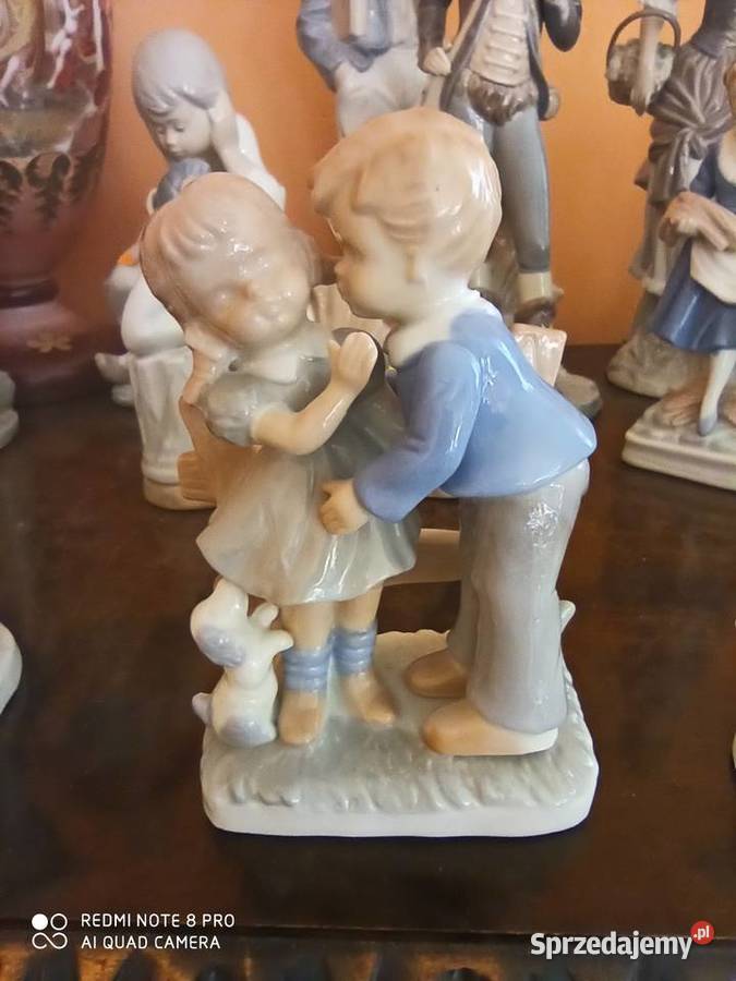 Figurka dziewczynki z krówką Gdańsk