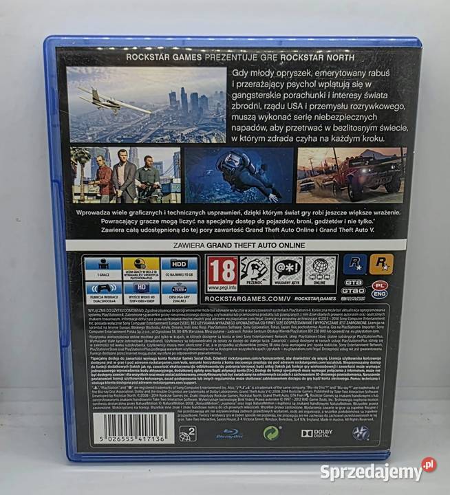 Gra GTA 5 4 Elbląg