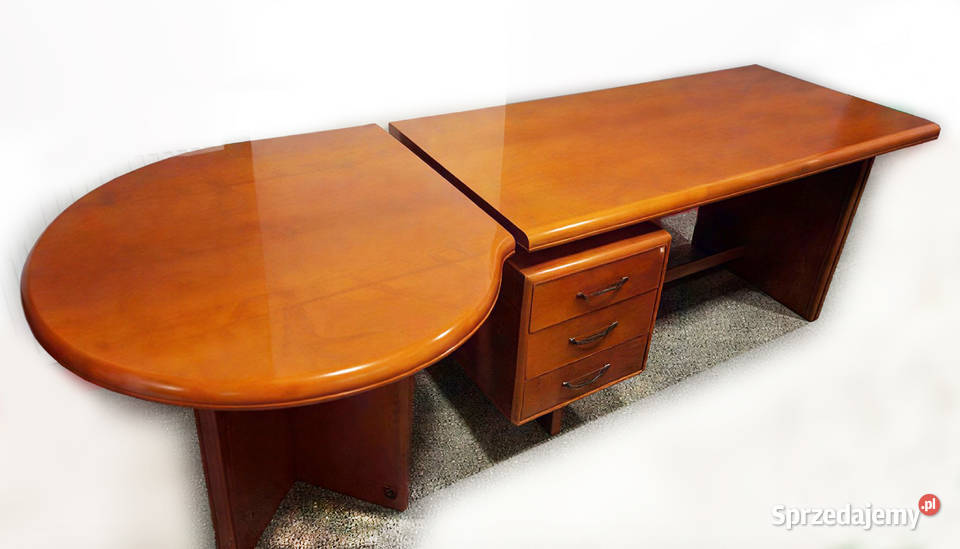 biurko gabinetowe i stół konferencyjny fornir dębowy Kolekcja Merkury