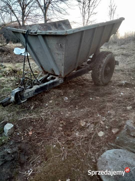 Przyczepa wywrotka Zremb jedno osiowa Łagiewniki
