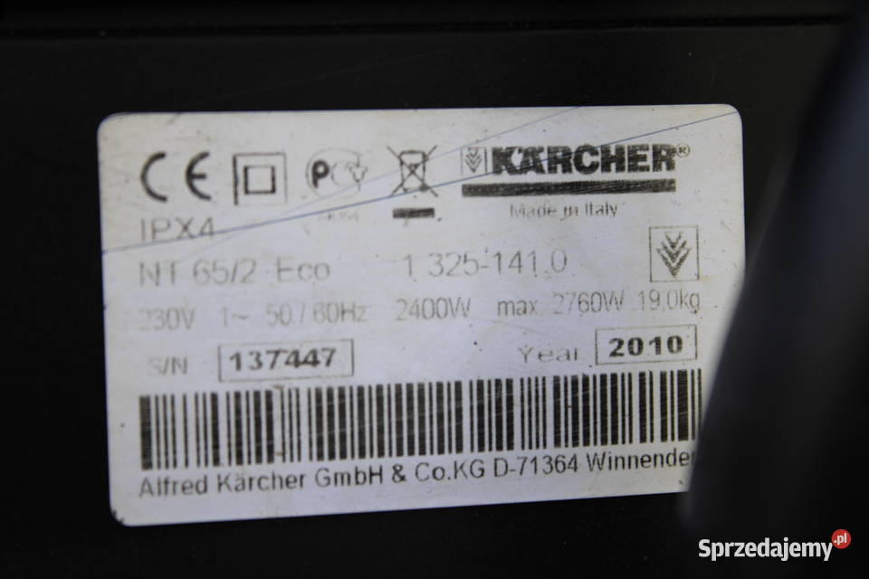 Odkurzacz Karcher NT 652 Eco Gwarancja Wysyłka Narzędzia czyszczące Radom sprzedam