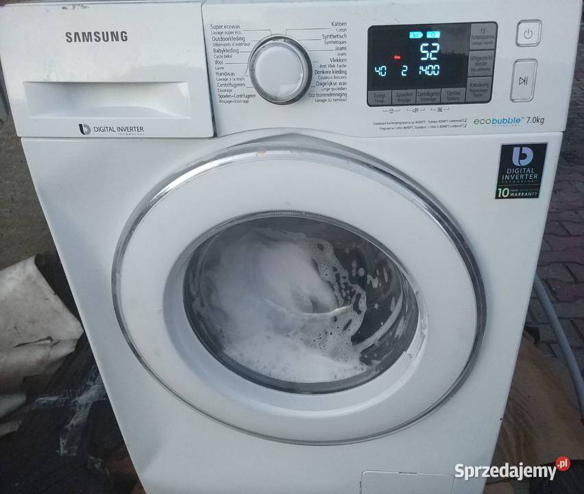 PRALKA SAMSUNG WF71F5E5P4W Inwerter