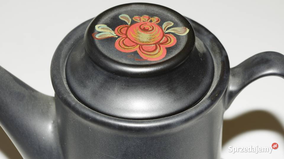 Duży serwis kawowy dekoracyjny wady Szkło