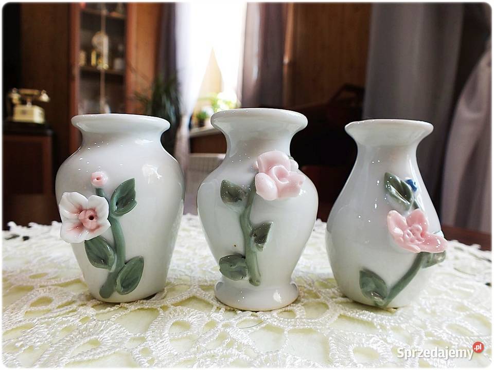 Mini Wazoniki ceramiczne AMSEL Zestaw 3 Niemcy Żary