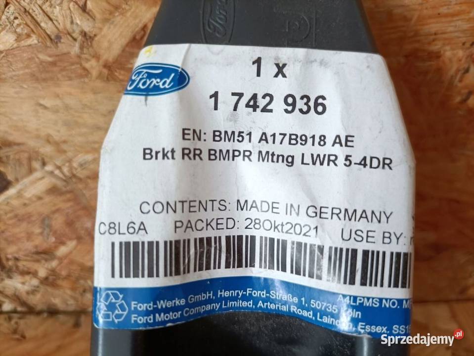 FORD FOCUS 11 SEDAN UCHWYT MOCOWANIE LISTWY wielkopolskie Pleszew
