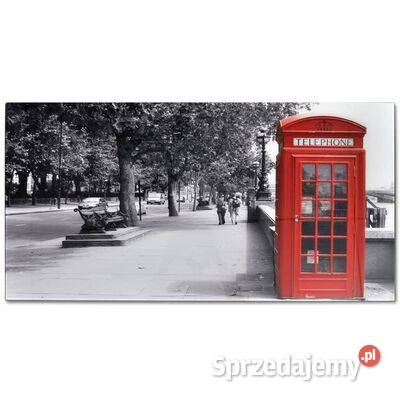 Stolik kawowy z nadrukiem budki telefonicznej Warszawa sprzedam