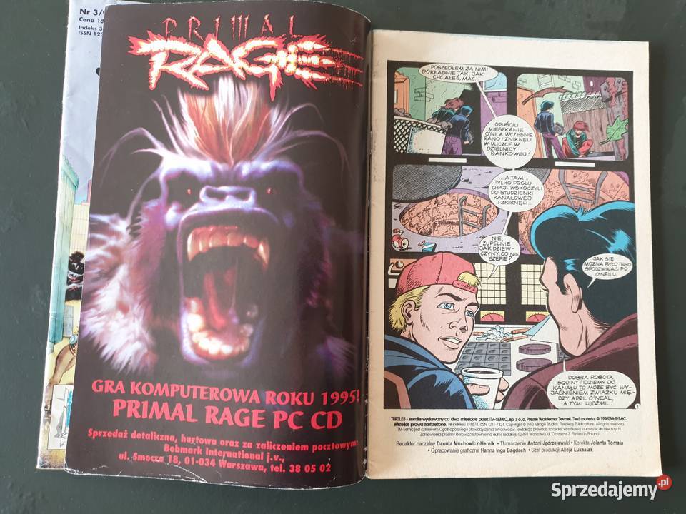 Teenage Mutant HeroTurtles 2 komiksy wydawnictwo Gdynia