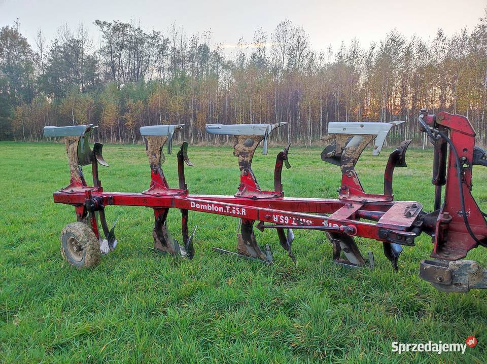 Pług 4 skibowy obrotowy Demblon Przedłużki Dąbrowa Tarnowska