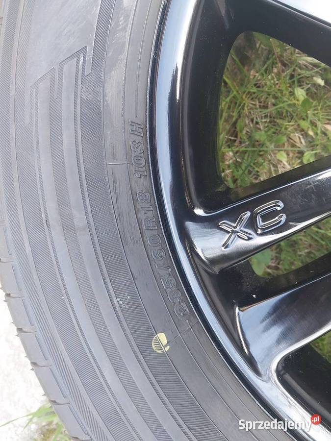 Volvo XC90 komplet felg aluminiowych z oponami Średnica 18" Wąwolnica sprzedam