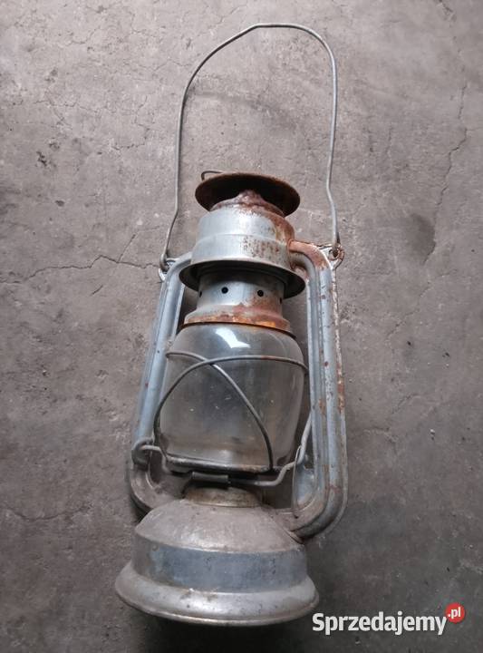 Lampa naftowa zabytkowa Tuchorza