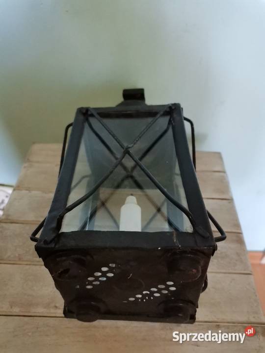 Stara lampa kolejowa z lat 40 tych Art Deco Kraków