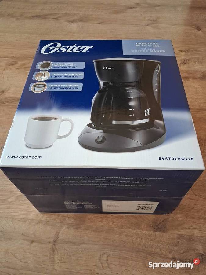 Nowy ekspres do kawy przelewowy Oster AGD drobne
