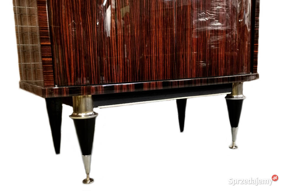 Witryna Serwantka heban makassar Palisander art mazowieckie sprzedam
