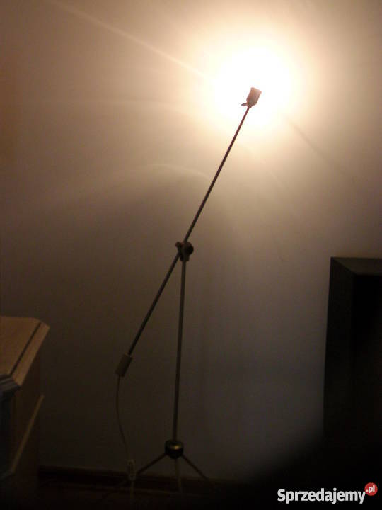 Lampa PRL podłogowa proj AGałecki oryginał lata Warszawa