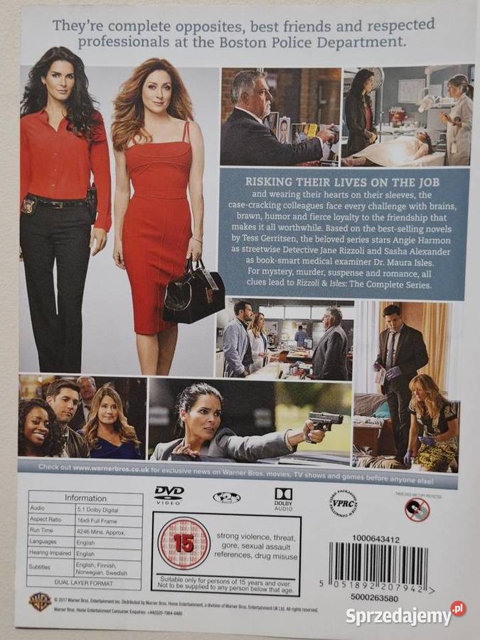 DVD Rizzoli and Isles The Complete Series Kraków
