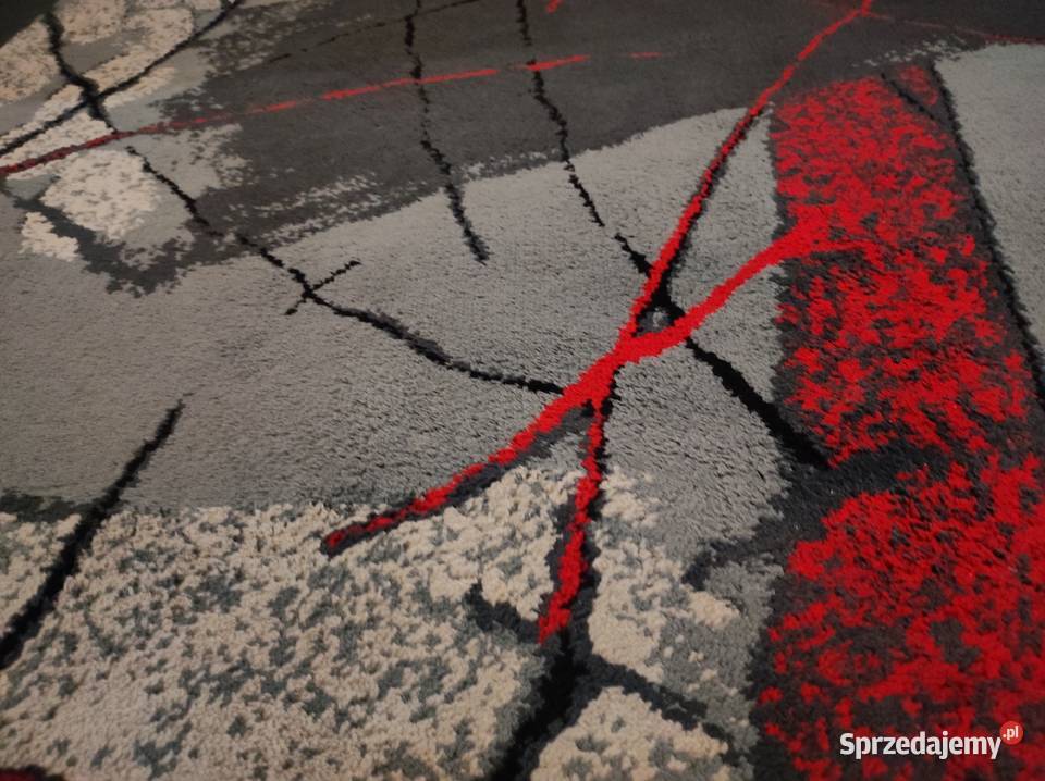 Wyprany dywan nowoczesny abstrakcyjny 150x300 Poznań