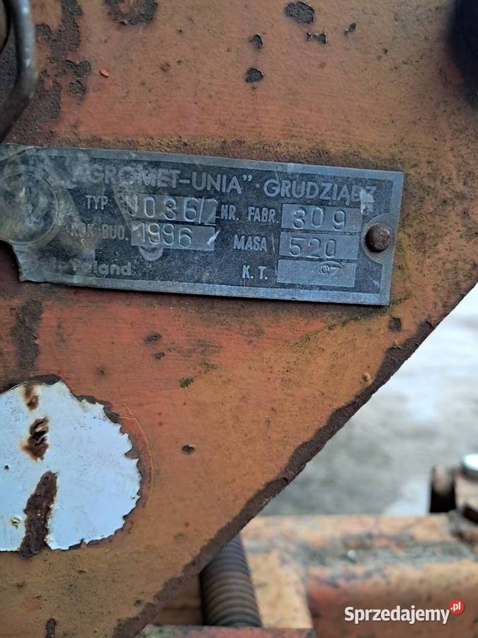 Pług pługi 4 skibowe agromet unia grudziądz podlaskie Zambrów