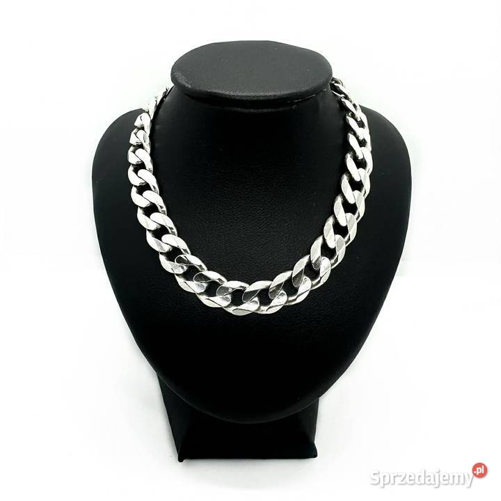 Srebrna Bransoletka PR 925 201g 215 Pancerka Elbląg