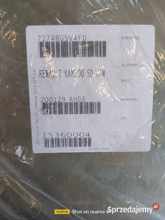 Szyba Renault Kangoo II prawy przód Godziszka