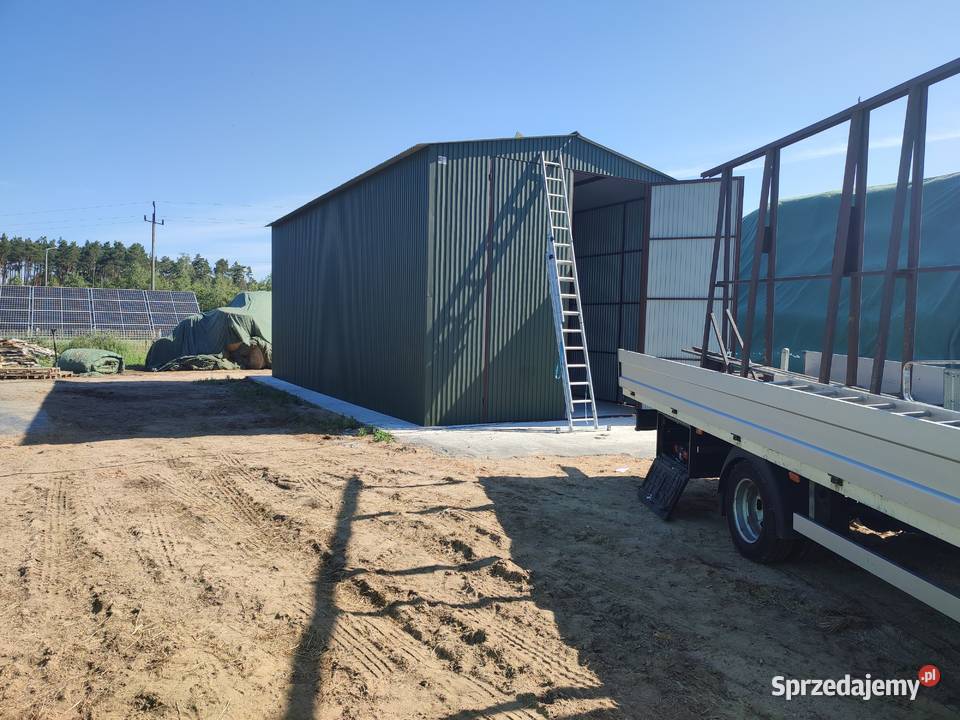 Garaż Blaszany Magazyn Rolniczy Wiata Zadaszenie łódzkie Radomsko