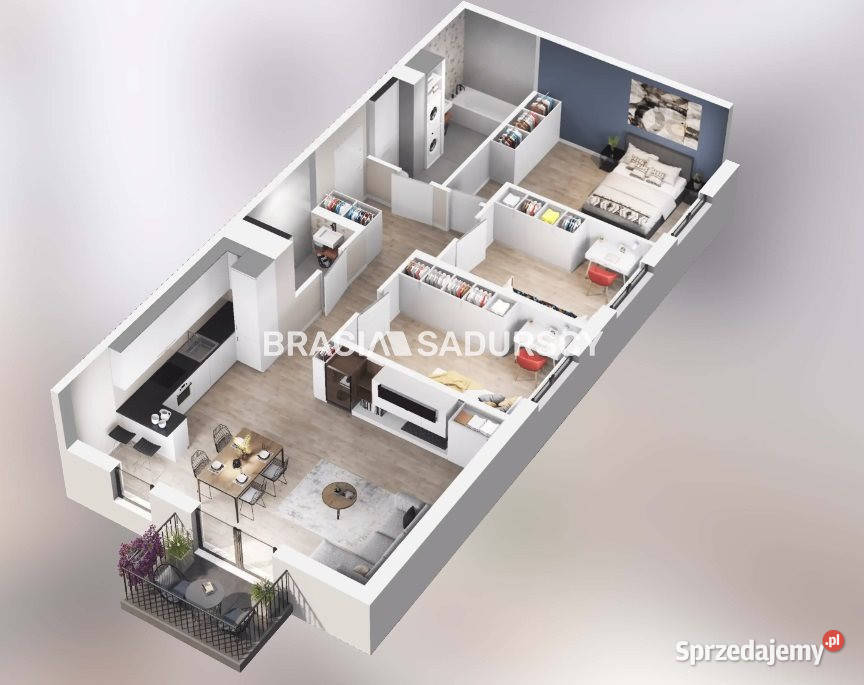 Sprzedaż mieszkania 8234m2 4pokojowe Kraków Liczba pokoi 4 sprzedam