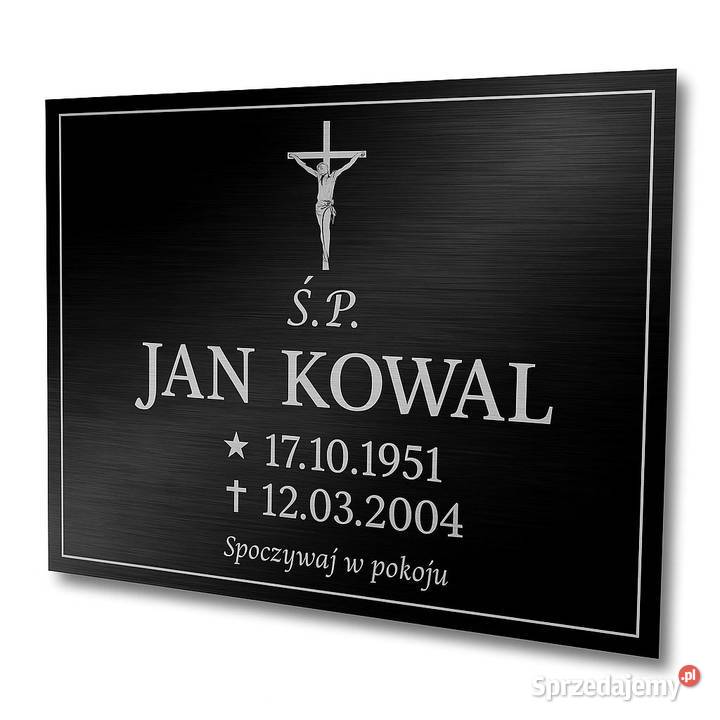 Tablica na grób pomnik Jerzmanów Maślice Wrocław