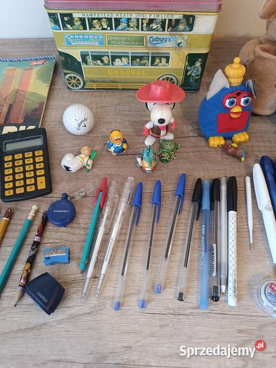 Gadżety przybory szkolne lata 90 zabawki Rzeszów