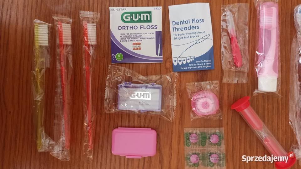 Zestaw ortodontyczny w kosmetyczce Wieluń sprzedam