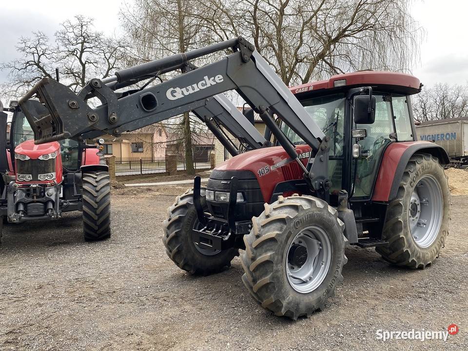 CASE CS 105 PRO ŁADOWACZ QUICKE Q56 2011r Biała