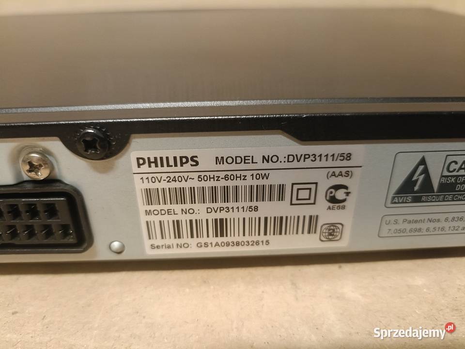 Odtwarzacz DVD PHILIPS DVP3111