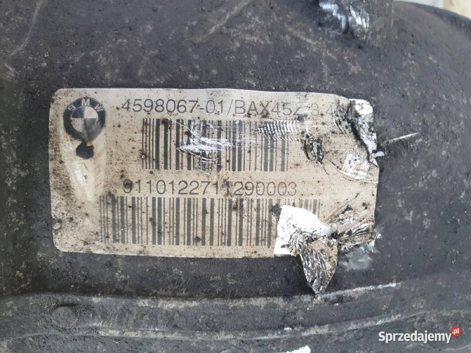 BMW F10 F30 20 D TYLNY MOST dyferencjał TYŁ osobowe lubelskie sprzedam
