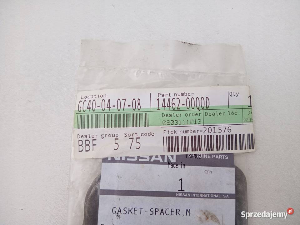 USZCZELKA RURY WYDECHOWEJ NISSAN QASHQAI J10 Nowy Tomyśl sprzedam