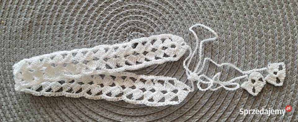 Choker kolczyki szydełkowe handmade