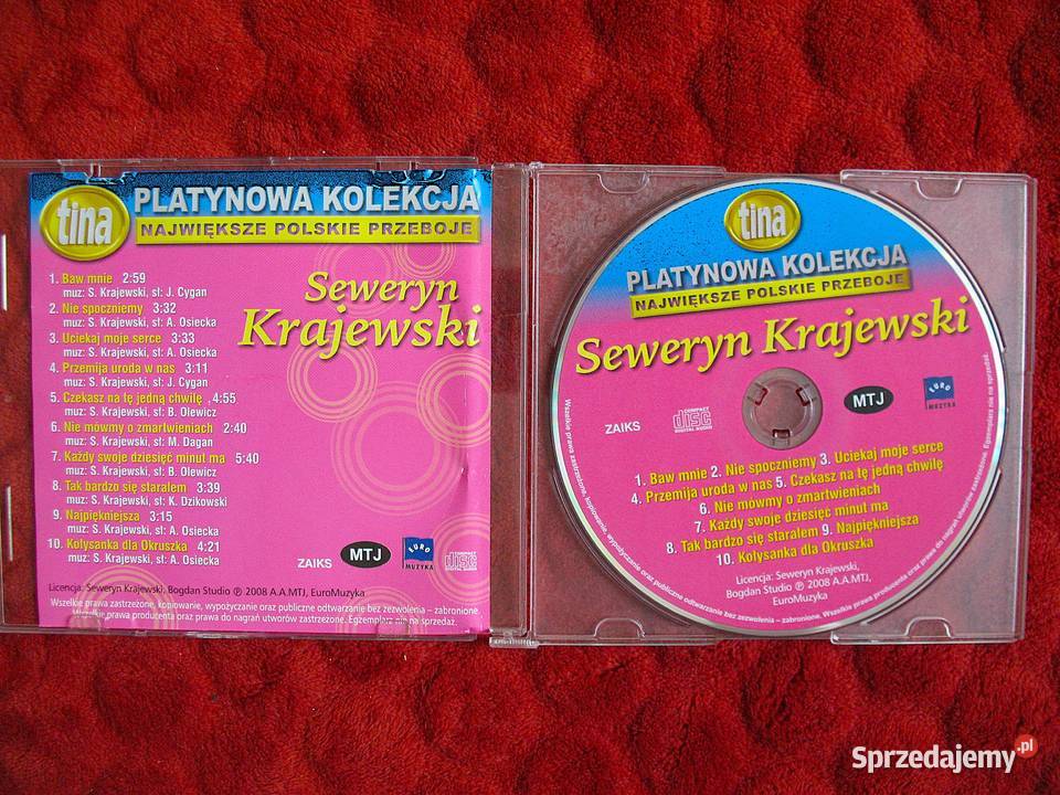 Baw Mnie Seweryn Krajewski CD Platynowa kolekcja Płyty i kasety Siedlce sprzedam