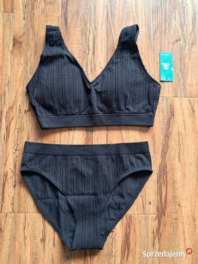 nowy czarny dwuczęściowy strój kąpielowy cupshe Stroje kąpielowe Sandomierz