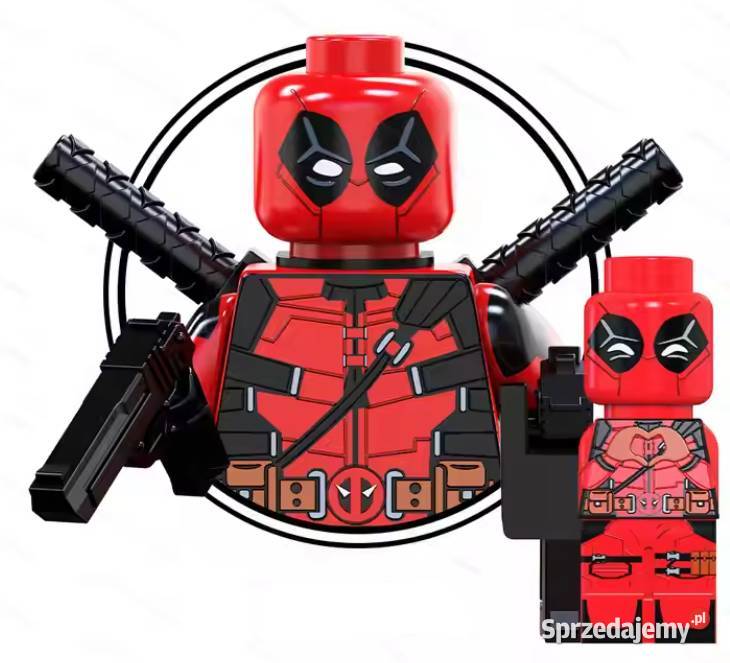 Klocki figurka ludzik DEADPOOL i MINI Deadpool