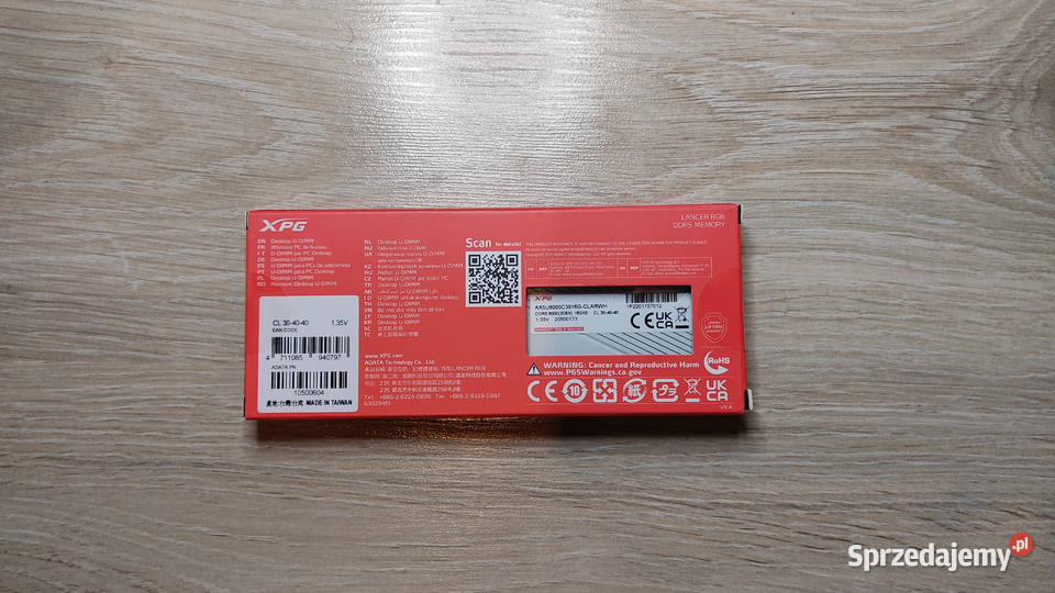 Pamięć RAM ADATA XPG Lancer RGB 16 GB 6000 MHz ADATA warmińsko-mazurskie Iława