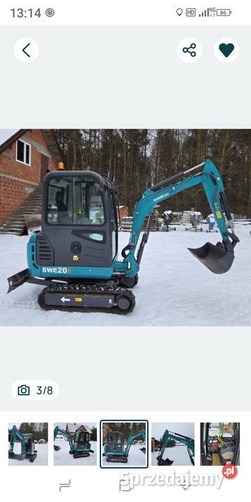 Minikoparka Sunwart SWE 20F Koskowice