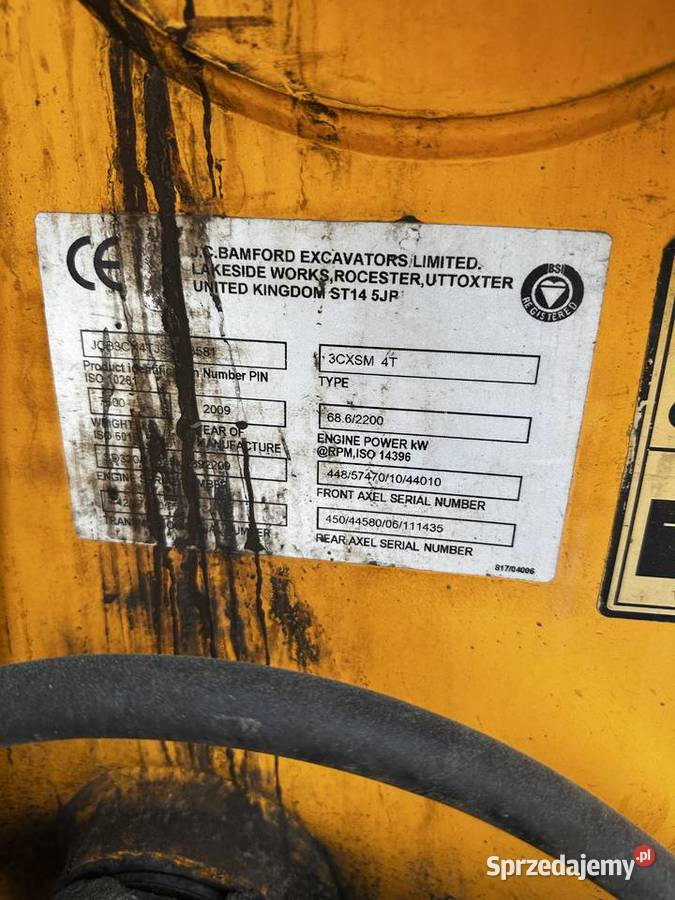 3cx jcb Kalisz sprzedam