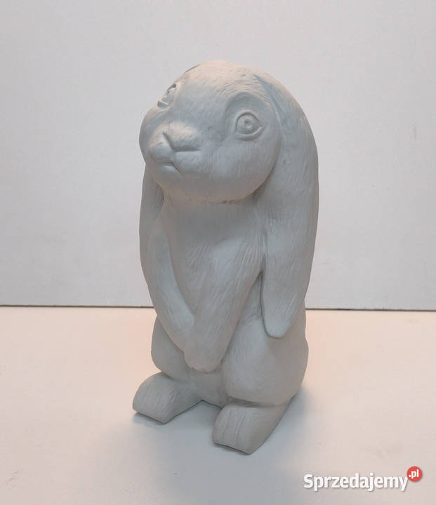 Duży Zając WIELKANOCNY wys29 figura rzeźba kolor Radom