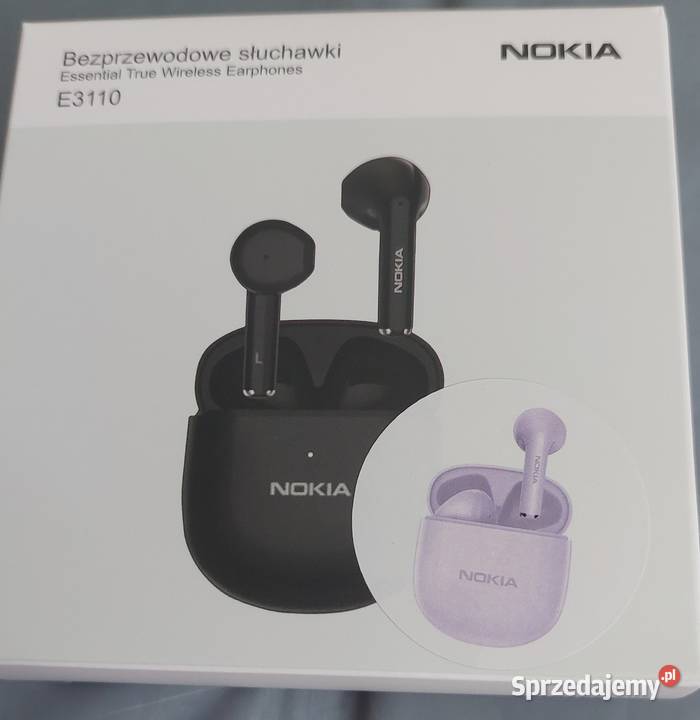 Nokia Słuchawki douszne E3110 fioletowe NOWE Warszawa