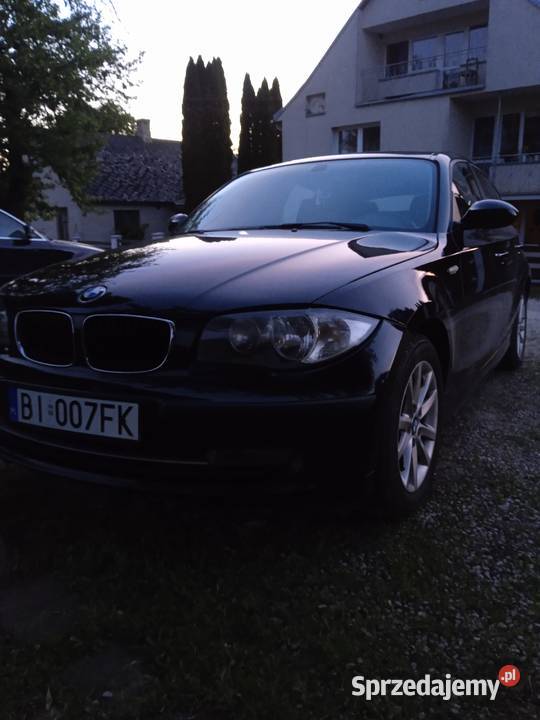 BMW E87 czarny benzyna Seria 1 Dąbrowa Białostocka