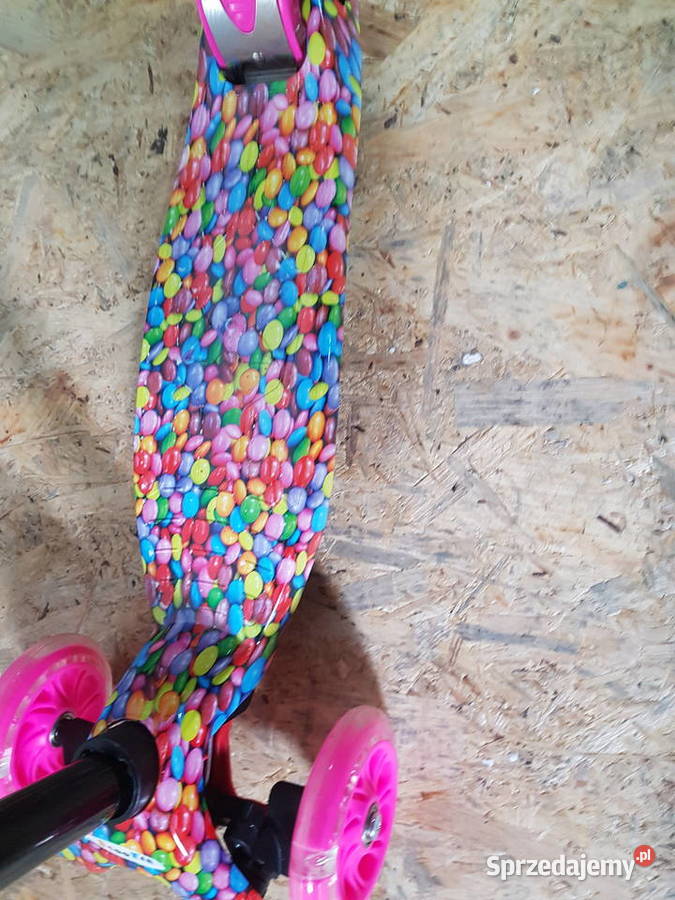 HULAJNOGA TRÓJKOŁOWA BALANSOWA KOŁA LED kolorowa Głogowa