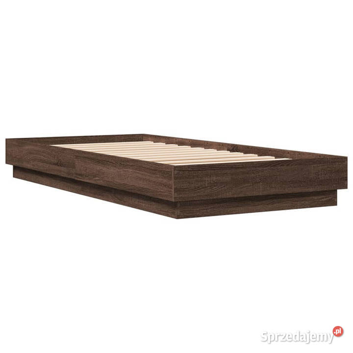 Łóżko bez materaca brązowy dąb 100x200 WM839601 Warszawa