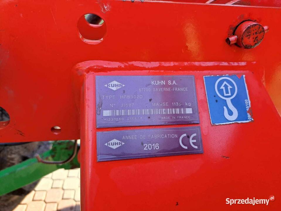 Brona Kuhn Hrb 302 d z hydropakim 3m Oleksów