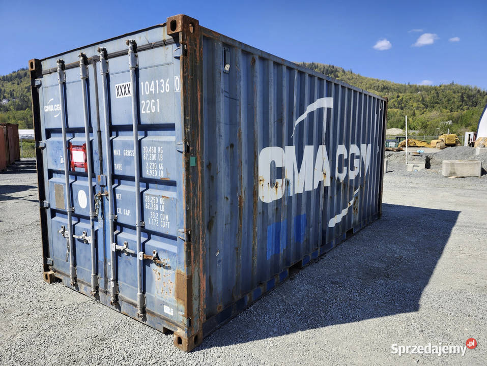 Kontener morski magazynowy 20DV 6 metrowy Ryki sprzedam