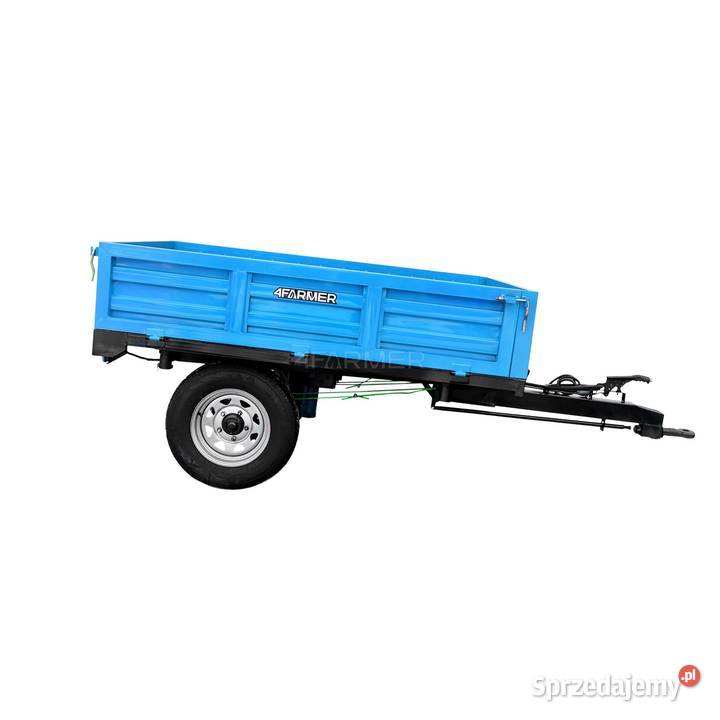 Przyczepa rolnicza jednoosiowa 15T z kiprem Tajęcina