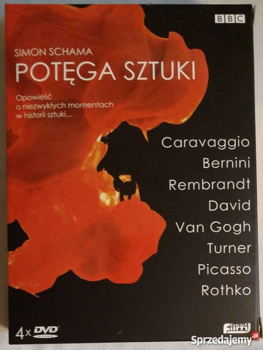 Simon SCHAMA POTĘGA SZTUKI 4DVD lektor Filmy Warszawa